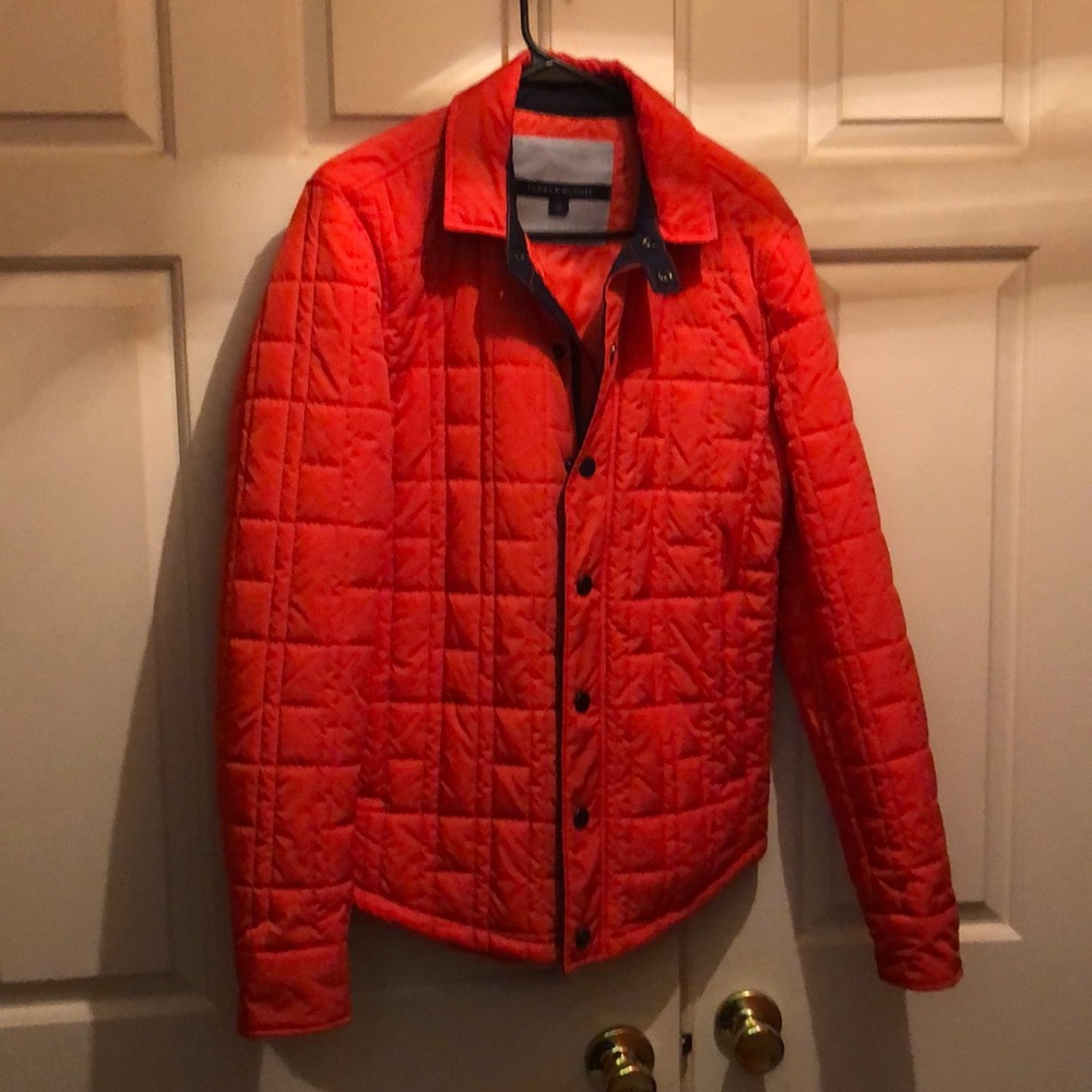 Tommy Hilfiger orange jacket